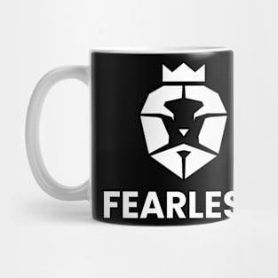 Fearless Lion Design Mug